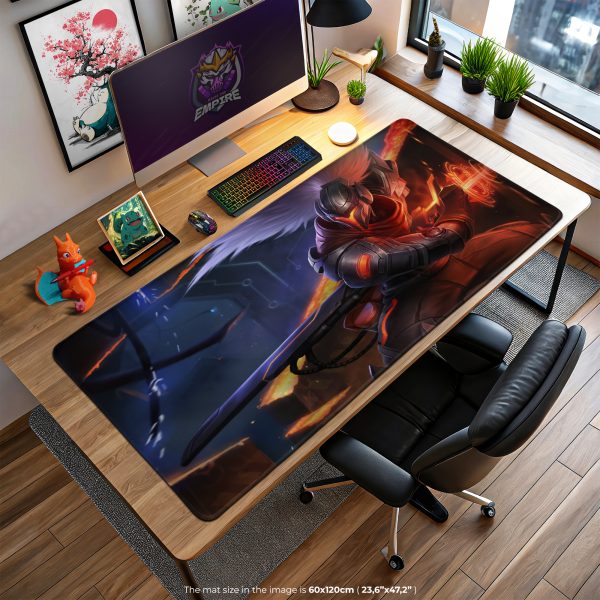 Project Yasuo Desk Mat, Cyber Blade Mouse Pad