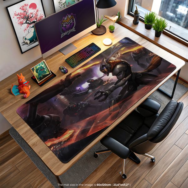 Project Yi Fury Desk Mat, LoL Cyber Ninja Mouse Pad