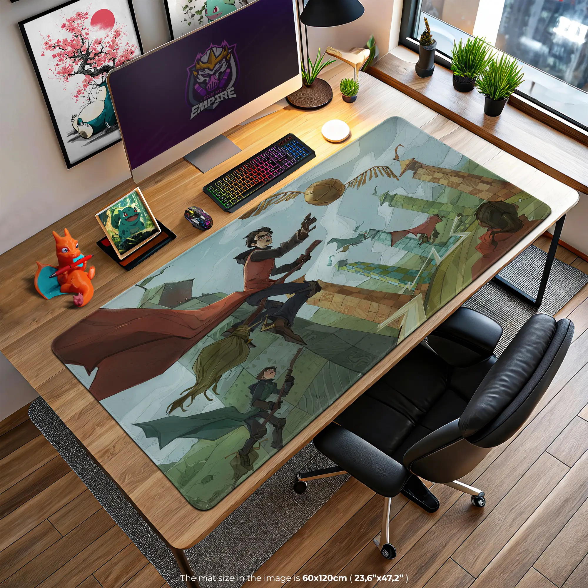 quidditch-match-desk-mat-golden-snitch-mouse-pad-1 Quidditch Match Desk Mat, Golden Snitch Mouse Pad