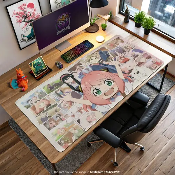 Spy x Family Desk Mat, Forger Family Mouse Pad