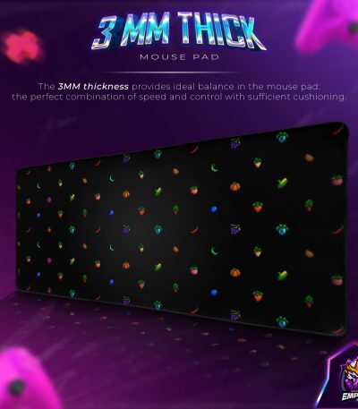 Stardew Valley Crops Desk Mat, Pixel Harvest Mouse Pad