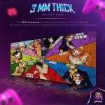 Straw Hat Spectrum Desk Mat, One Piece Mouse Pad
