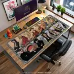 Straw Hats vs CP9 Desk Mat, One Piece Mouse Pad