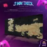 Thrones Realm Map Desk Mat, Westeros Mouse Pad