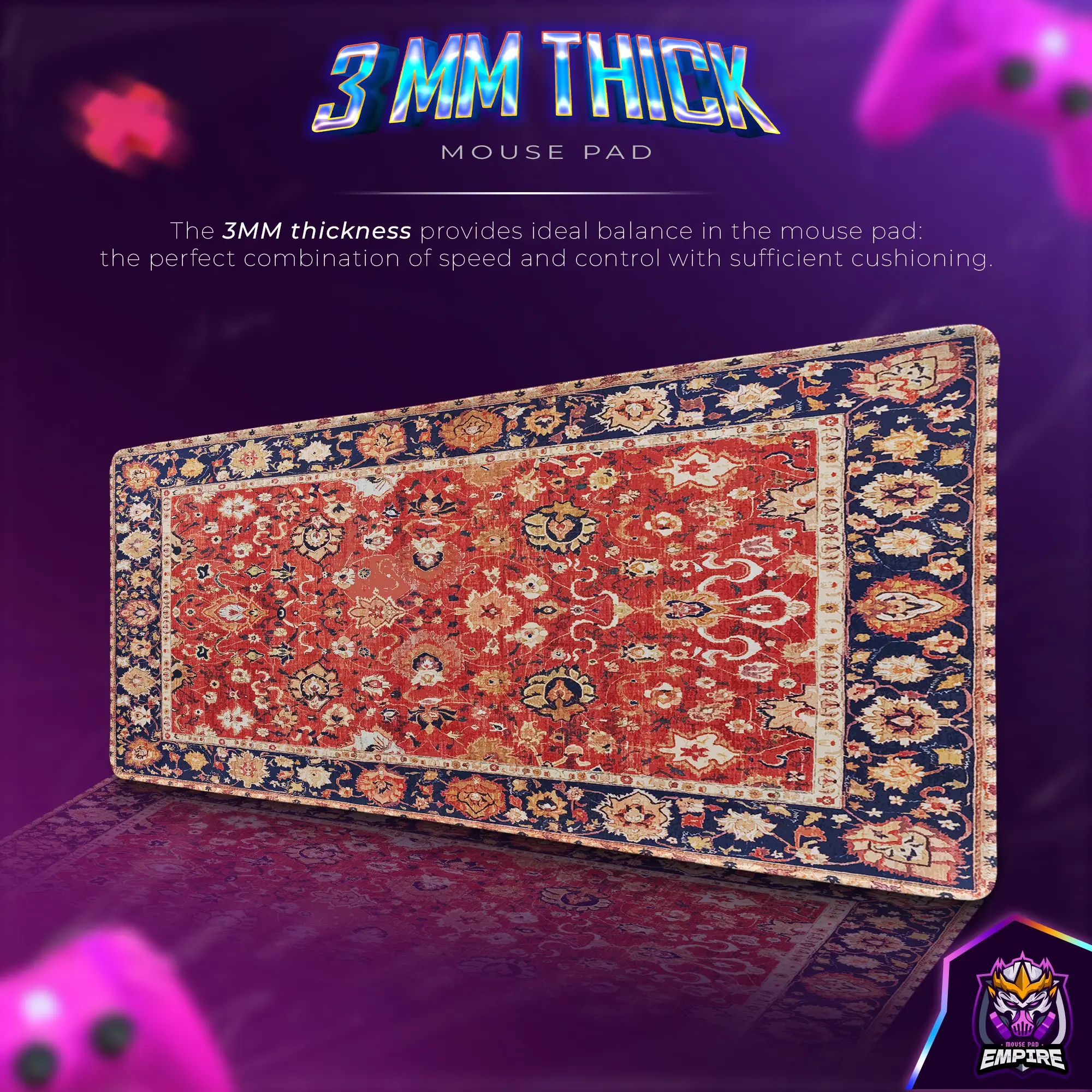vintage-persian-style-desk-mat-oriental-carpet-mouse-pad-12 Vintage Persian Style Desk Mat, Oriental Carpet Mouse Pad