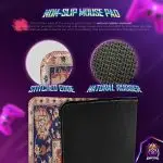 Vintage Persian Style Desk Mat, Oriental Carpet Mouse Pad