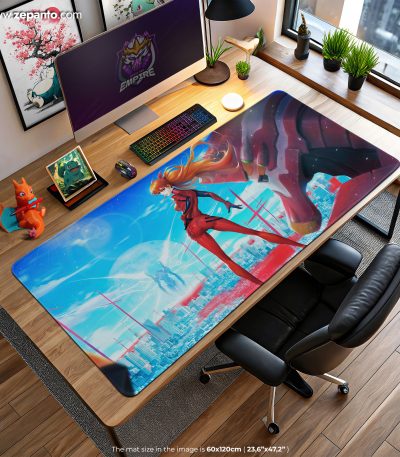 Asuka Neo Tokyo Desk Mat, Evangelion Mouse Pad