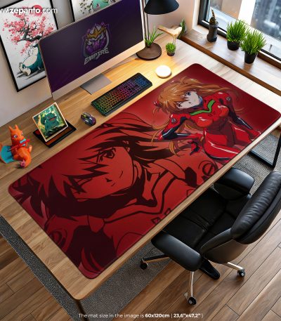 Asuka Twin Spirit Desk Mat, Evangelion Mouse Pad
