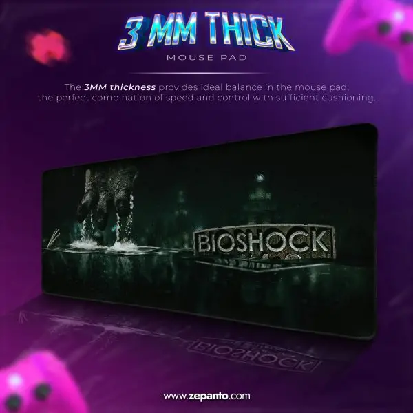 Bioshock Abyss Mouse Pad, Deep Sea Desk Mat