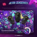 Gengar Vibes Mouse Pad, Pokémon Ghost Glow Desk Mat