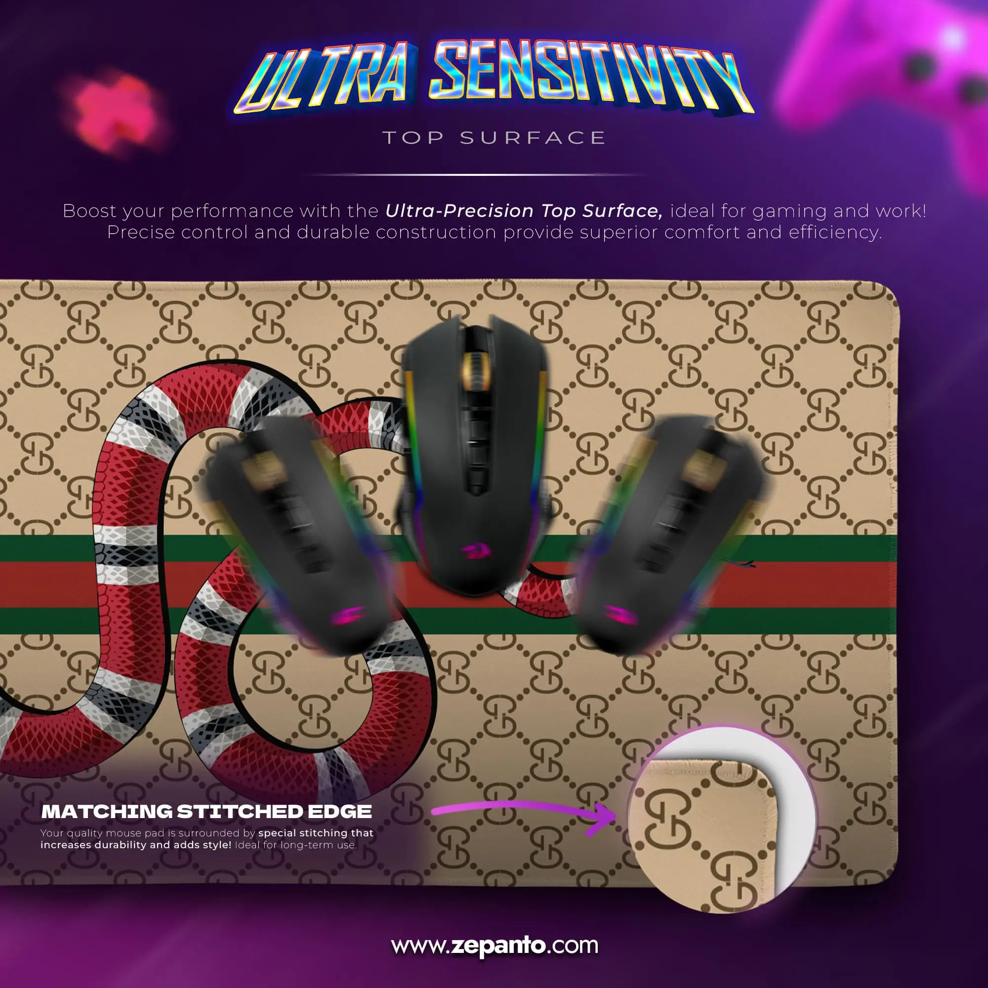 gucci-serpent-desk-mat-gucci-venom-mouse-pad-13 Gucci Serpent Desk Mat, Gucci Venom Mouse Pad