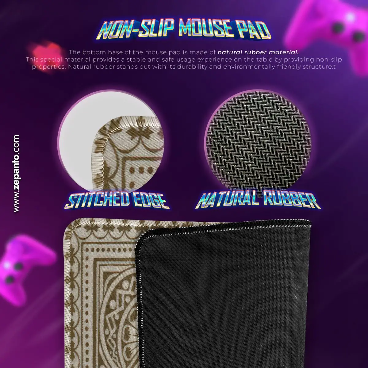 Hogwarts Platform 9 Desk Mat, Wizard Mouse Pad