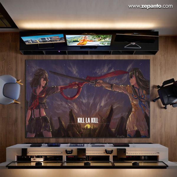 Kill la Kill Area Rug, Ryuko Satsuki Anime Carpet