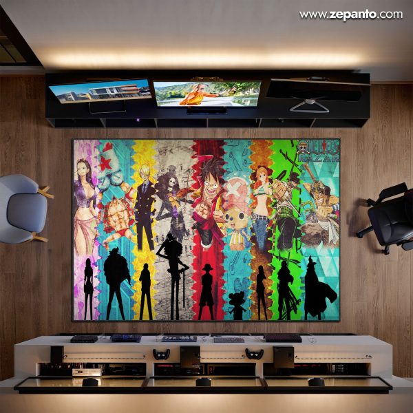 One Piece Area Rug, Straw Hat Pirate Crew Carpet