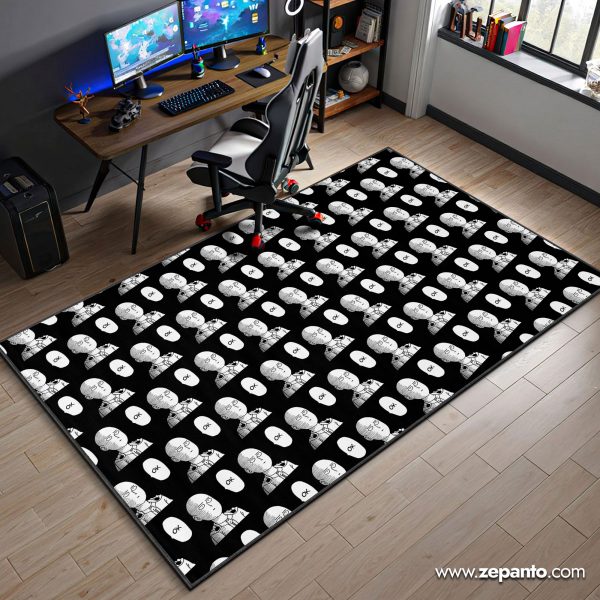One Punch Man Area Rug, Saitama Meme OK Carpet