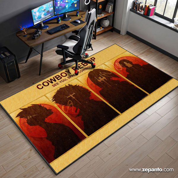 Cowboy Bebop Area Rug, Space Cowboy Carpet