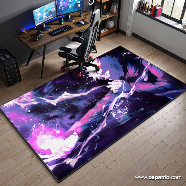 Gojo Satoru Area Rug, Jujutsu Power Carpet