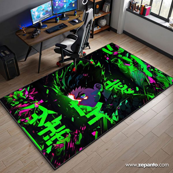 Gon Power Surge Area Rug, Hunter x Hunter Carpet