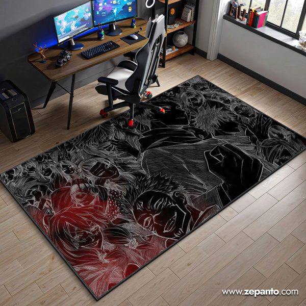 Jujutsu Kaisen Area Rug, Cursed Alliance Carpet