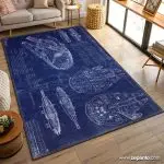 Star Wars Area Rug, Millennium Falcon Carpet